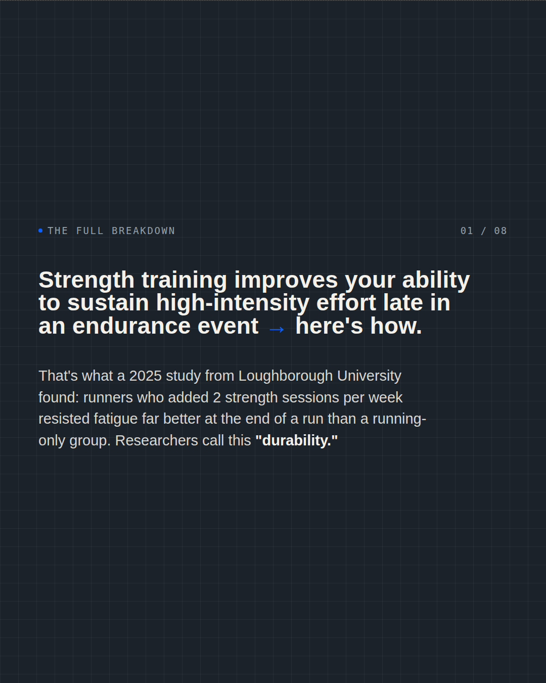 Cover — strength training and running economy durability